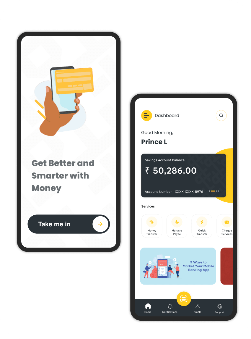 Banking dashboard